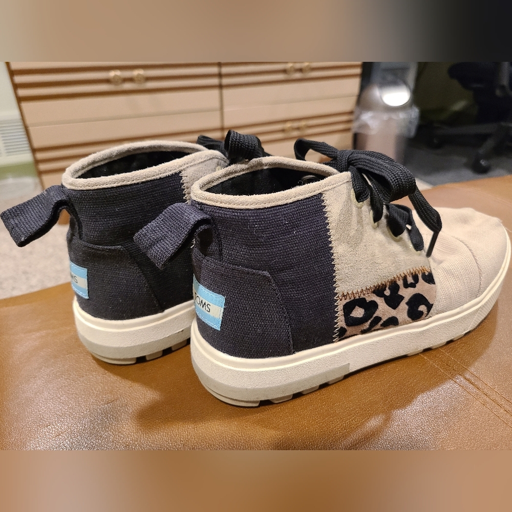 TOMS Leopard-print Hightop Sneakers